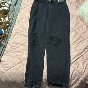 SO high rise mom jeans